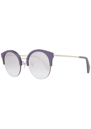 Police Gold SPL615  Mirrored Round Sunglasses