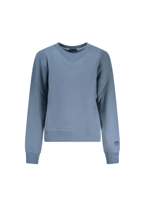 North Sails Blu Cotton Women Sweatshirt - XS