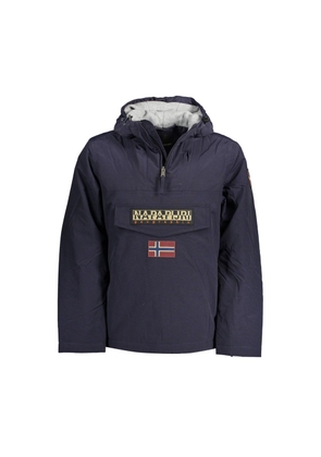 Napapijri Blue Polyamide Jackets & Coat - M