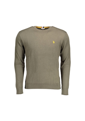 Green Cotton Sweater - XXL