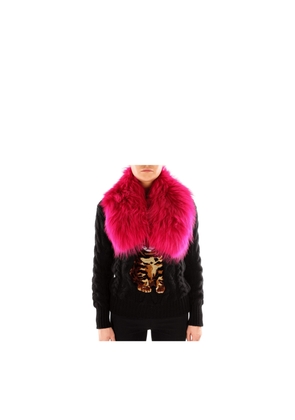 Pink Fur Foulard
