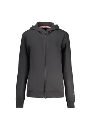 North Sails Black Cotton Women Sweatshirt - XS