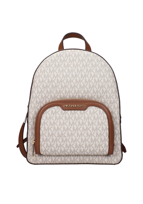 Beige Fabric Backpacks