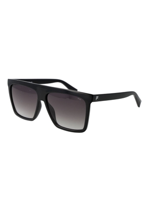 Fila Black Plastic Sunglasses