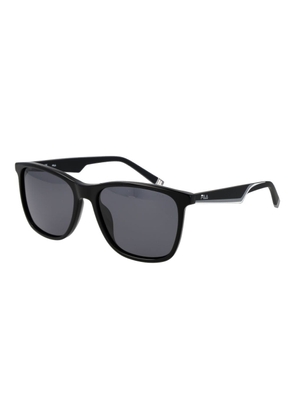 Fila Black Plastic Sunglasses
