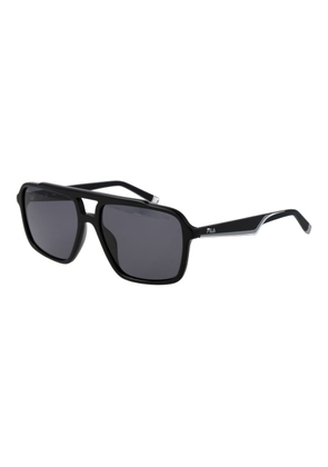 Fila Black Plastic Sunglasses
