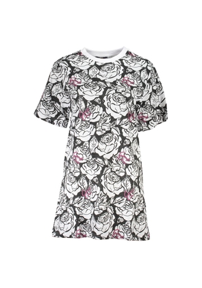 White Cotton Women Dress - M