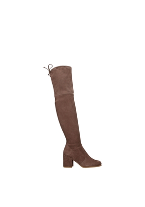 Beige Leather Boot - EU35/US5