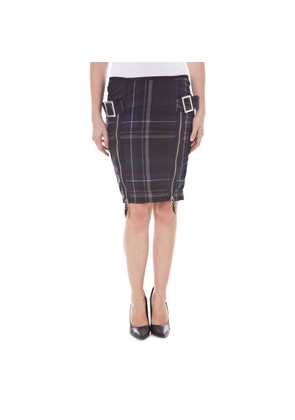 Blue Polyester Skirt - W27