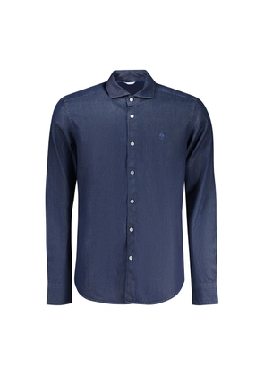 North Sails Blue Cotton Men's Shirt - XL