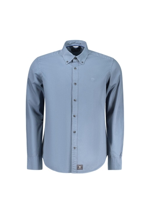 North Sails Blu Cotton Men Shirt - S