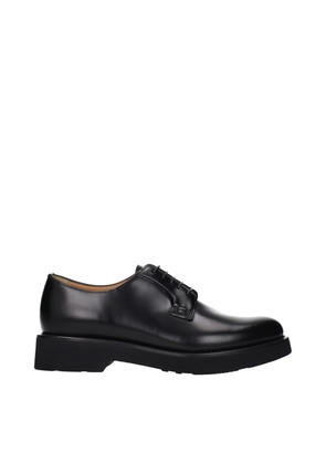 Church's Black Leather Oxfords And Derbies - EU36/US6
