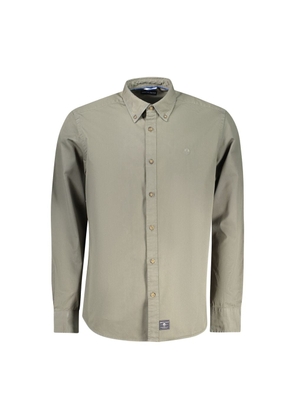 North Sails Verde Cotton Men Shirt - S