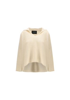 Alanui Beige Cashmere Polo Shirt - S