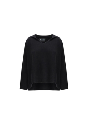 Alanui Black Cashmere Polo Shirt - S