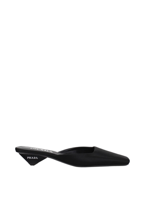 Prada Black Satin Flat Sandals - EU36.5/US6.5