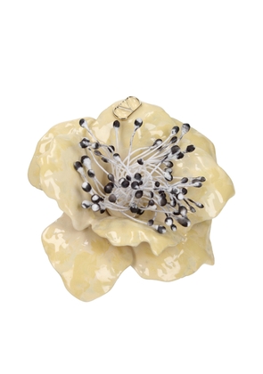 Valentino Garavani Beige Metal Broches