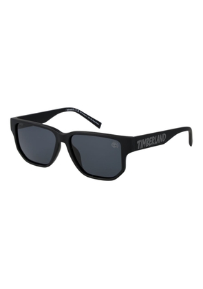 Timberland Black Stainless Steel Sunglasses