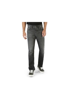 Diesel Black Cotton Straight-Leg Jeans - W30