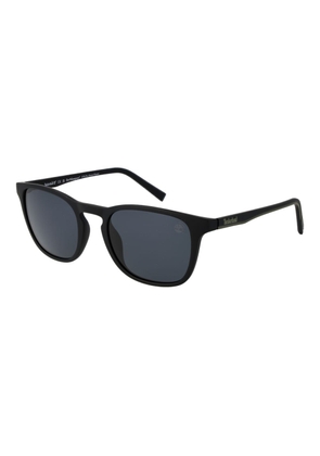 Timberland Black Stainless Steel Sunglasses
