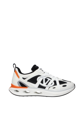 Valentino Garavani White Fabric Athletic Sneakers - EU40/US7