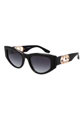 Trussardi Black Acetate Sunglasses
