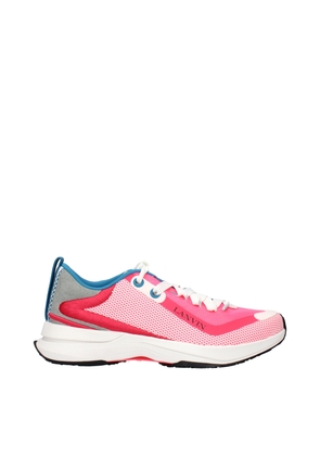 Lanvin Pink Fabric Athletic Sneakers - EU40/US7