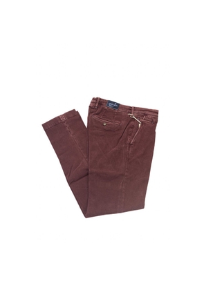 Jacob Cohen Burgundy Cotton Chino Pants - W34