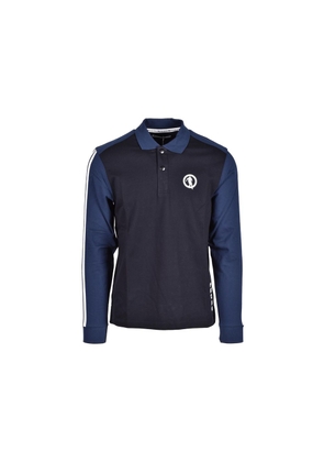 Bikkembergs Blue Cotton Polo Shirt - S