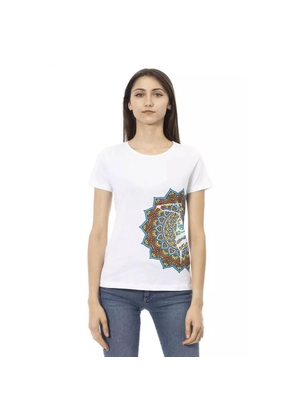 Trussardi Action White Cotton Top - M