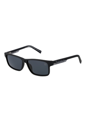 Timberland Black Stainless Steel Sunglasses