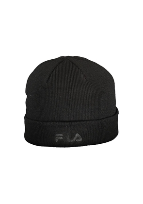 Fila Black Polyacrylic Men's Cap - UNI