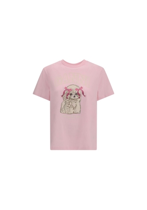 Ganni Multicolor Cotton T-Shirt - L