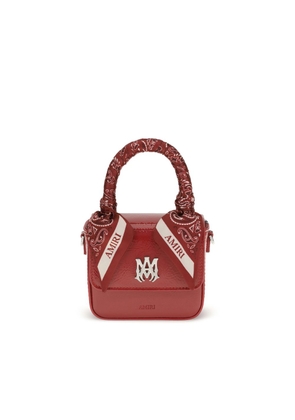 Amiri Red Calf Leather Bos Taurus Shoulder Bag