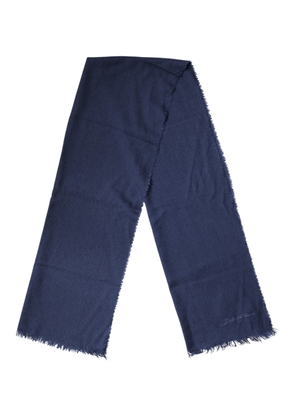 Dolce & Gabbana Scarf Blue Cashmere Neck Wrap Shawl Men