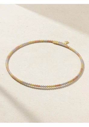 Carolina Bucci - Florentine Open Beaded 18-karat Rose, White And Yellow Gold Necklace - One size