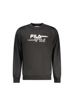 Fila Black Polyester Men's Sweatshirt - S