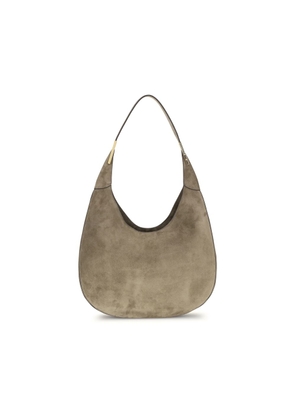 Savette Beige Calf Leather Bos Taurus Shoulder Bag