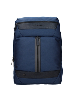 Piquadro Blue Fabric Backpack