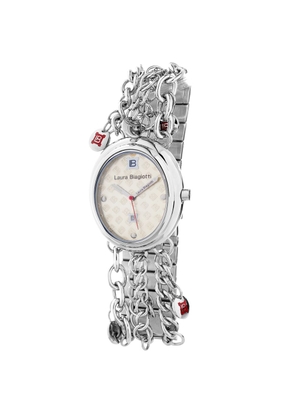 Laura Biagiotti Silver Stainless Steel Dress Watch
