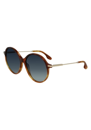 Victoria Beckham Brown Acetate Sunglasses