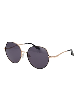 Trussardi Black Metal Sunglasses