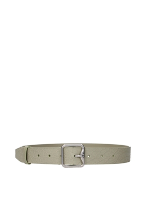 Burberry Green Leather Regular Belt - S