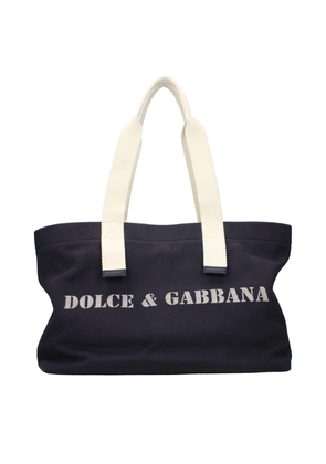 Dolce & Gabbana Blue Fabric Shoulder Bag