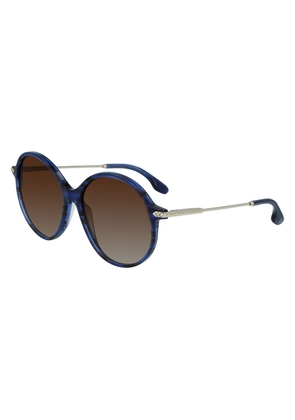 Victoria Beckham Blue Acetate Sunglasses