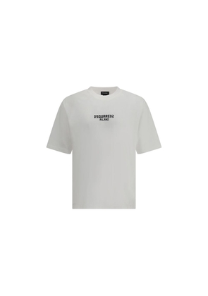 Dsquared² White Cotton T-Shirt - L