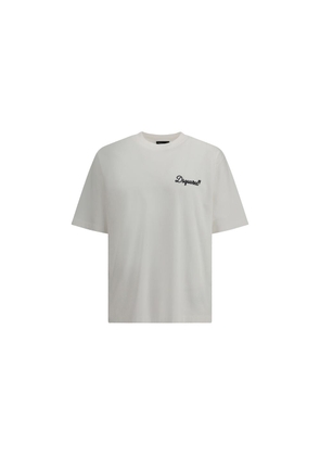 Dsquared² White Cotton T-Shirt - L