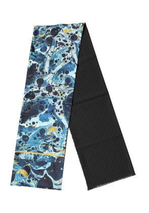 Dolce & Gabbana Multicolor Marble Neck Wrap Foulard Scarf