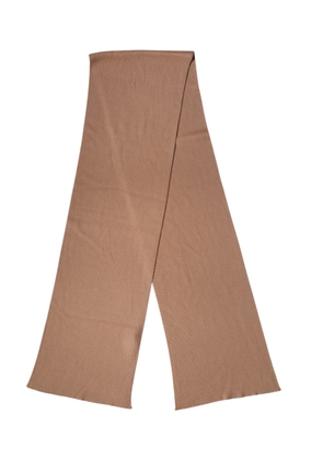 Dolce & Gabbana Brown Cashmere Knitted Neck Wrap Shawl Scarf