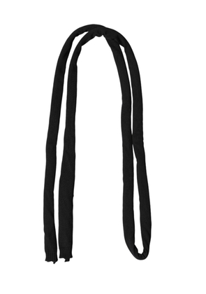 Dolce & Gabbana Black Wool Knitted Neck Wrap Shawl Men Scarf